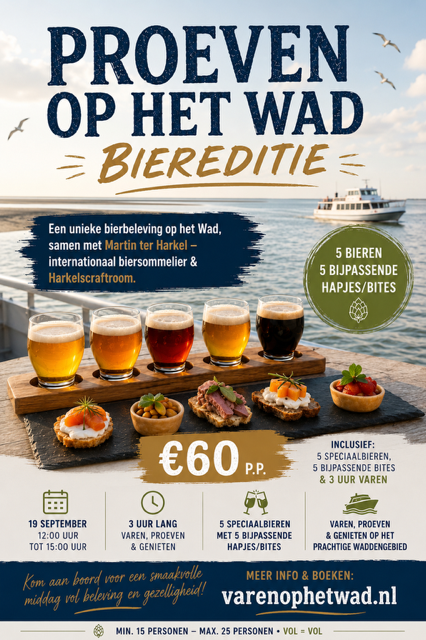 Proeven op het wad. aankomend
